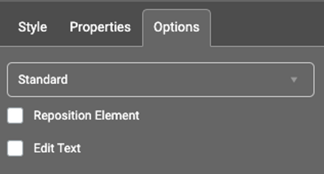 Element options